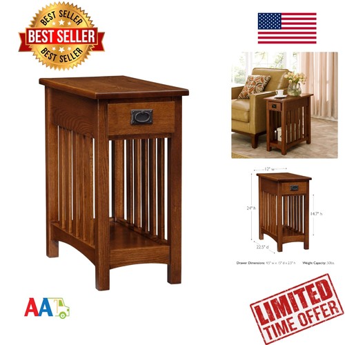 Mission end table - table, medium